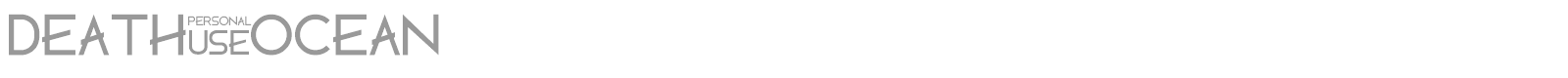 DEATH OCEAN font preview